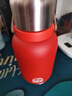 蘇泊爾保溫杯大容量水杯女士便攜水壺戶(hù)外冰霸杯雙飲杯高顏值大肚杯子 曬單實(shí)拍圖
