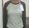 森馬（Semir）[商場(chǎng)同款]長袖T恤女短款修身收腰2025吸濕速干秋裝101525101002 曬單實(shí)拍圖