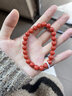 楊氏六喜保山南紅瑪瑙手串收藏級滿(mǎn)色滿(mǎn)肉柿子紅瑪瑙馬年本命年手鏈男女款 【收藏級】保山南紅瑪瑙-8mm 曬單實(shí)拍圖