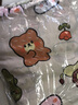 星月戀寶寶超柔棉綢布料夏季睡衣面料嬰兒童服裝綿綢人造棉布料 餅干熊-1米 1米 曬單實(shí)拍圖