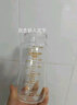 諾媽媽（nuomo）寬口徑玻璃奶瓶新生嬰兒寶寶耐摔防脹氣初生0到6個(gè)月1到2歲以上 BO1104粉色（x） 240ml 6月+ 曬單實(shí)拍圖