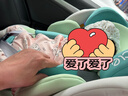 工匠伯伯兒童安全座椅汽車(chē)用0-12歲i-Size認證嬰兒寶寶車(chē)載通風(fēng)加熱 【Luna MAX 智能3.0】曼波綠 曬單實(shí)拍圖
