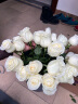 斗南基地直批发玫瑰鲜花全国速递配送女友生日礼物家用水养插花 白玫瑰18支+2支（防损） 实拍图
