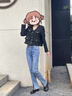 達芙妮厚底樂(lè )福鞋女秋冬季加絨2025新款小皮鞋女通勤一腳蹬單鞋女 曬單實(shí)拍圖