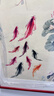 佐羅曼九魚(yú)圖新中式玄關(guān)裝飾畫(huà)荷花國畫(huà)年年有余客廳入戶(hù)走廊過(guò)道壁掛畫(huà) A蓮年有余 80×160【晶瓷】常規款 曬單實(shí)拍圖