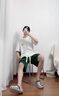 肯奈迪簡約短袖T恤男棉2025夏季男生寬松薄款衣服潮牌潮流體恤帥氣百搭 白色-短袖t恤 XL 曬單實拍圖