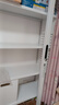 豫正側板內側封閉窄邊省空間圖書(shū)館書(shū)架鋼制書(shū)架落地碳鋼兒童鐵藝家用 115主架 圓角側板內封/珍珠白七層2.2m高 曬單實(shí)拍圖