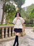 韓璐嬌（hanlujiao）羽絨棉服女冬季2025新款韓版寬松學(xué)生小個(gè)子短款加厚棉衣棉襖外套 米白色 M 【建議100-115斤】 曬單實(shí)拍圖
