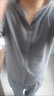 莫代爾夏季睡衣男士超薄七分袖冰絲亞麻家居服套裝棉麻兩件套寬松中國風(fēng) 灰色套裝 XL 曬單實(shí)拍圖