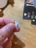 邁米德999足銀耳堵蝴蝶玫瑰金色耳塞耳背后托耳釘耳帽防掉配件銀飾品 S999足銀耳堵銀色【2對(duì)】 曬單實(shí)拍圖