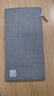 KACO愛(ài)樂(lè)多功能文具筆袋簡(jiǎn)約大容量防水防污學(xué)生商務(wù)收納包 灰色 曬單實(shí)拍圖