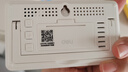得力（deli）電子溫度計(jì)室內(nèi)家用壁掛式溫濕度計(jì)嬰兒房?jī)和先朔慷喙δ芨呔珳?zhǔn)度大屏顯示濕度表 【超值款】帶日歷+時(shí)間+溫濕度+體感+送電池 白色 曬單實(shí)拍圖