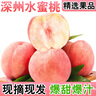 顏曼箐深州水蜜桃大蜜桃壽桃新鮮水果甜毛桃子中秋節禮物禮盒裝 水蜜桃5斤普通裝 曬單實(shí)拍圖