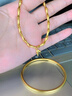 中國黃金（CHINA GOLD）黃金手鏈女士足金竹節(jié)手鏈步步高升手串七夕情人節(jié)生日禮物送女友 竹節(jié)手鏈【多退少補】 約5g 曬單實拍圖