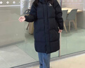 駱駝長款防極寒羽絨服男女士白鴨絨加厚保暖戶外外套冬季 幻影黑 男女同款114A 2XL 曬單實拍圖