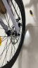 LAUXJACK 山地自行车成人一体轮单车变速公路车男女式学生青少年越野赛车 顶配-辐条轮-白色 24英寸 21速 实拍图