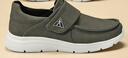 足力健老人鞋新款鞋子男款平底樂(lè )福鞋一腳蹬爸爸鞋休閑鞋 6224K軍綠43 曬單實(shí)拍圖