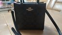 蔻馳（COACH）【雙11狂歡】 coach女包 MINI CALLY單肩手提包托特包琴譜包風(fēng)琴 深棕色5693IMAA8 曬單實(shí)拍圖