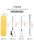 美廚（maxcook）316L不銹鋼筷子勺子叉子餐具套裝 便攜式筷勺四件套 藍MCGC1054 曬單實(shí)拍圖