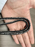 慕思語(yǔ)（MUSIYU）精品藏式手工編繩天珠橫穿掛繩吊墜繩高端鎖骨鏈項鏈繩掛脖可調節 黑色 A14-204 曬單實(shí)拍圖