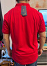 AU. ASPOLO保羅衫短袖t恤男夏季絲光棉刺繡翻領(lǐng)T恤衫男裝高檔品牌中青年半袖 大紅色 190/3XL 曬單實(shí)拍圖