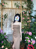 杰麗·莫克（Jerrie Mock）無肩帶內(nèi)衣女夏季薄款大胸顯小防滑文胸聚攏隱形抹胸調(diào)整型裹胸罩 單件文胸-青檸綠 75/34B 曬單實拍圖
