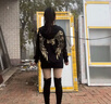 BOY LONDON【燦若繁星】秋情侶外套重工連帽開衫衛(wèi)衣N06904 黑色金色翅膀 L 曬單實拍圖
