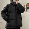 MARKLESS羽絨服男24年冬季90鵝絨保暖外套男士連帽男裝 YRB3306M 黑色 L 曬單實拍圖