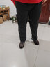 MORING BULL特大號加肥加大寬松秋冬直筒褲大肚子胖哥肥佬休閑運動(dòng)長(cháng)褲休閑褲 黑色 直筒褲【加絨款-單件 7XL 230-260斤 曬單實(shí)拍圖