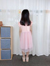 暖冬鴨鴨女童冰雪奇緣連衣裙夏女孩兒童愛(ài)莎裙子愛(ài)莎短袖女寶寶公主裙洋氣 粉紅色 140 cm 曬單實(shí)拍圖