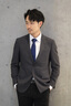 沙馳SATCHI男裝男士套裝西服秋季新款商務羊毛西裝外套【150支羊毛】 藍灰 L (50) B 曬單實拍圖