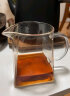 忆壶茶玻璃公道杯带过滤网茶漏套装茶具配件茶海分茶器加厚功夫茶杯大号 公道杯+茶漏350ml 实拍图