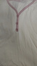 森馬（Semir）【云柔親膚】長(cháng)袖t恤女短款V領(lǐng)修身上衣24年新款插肩袖休閑薄外套 粉色調01315 M 曬單實(shí)拍圖