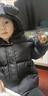 兒童羽絨棉服2024新款男女童短款加厚棉襖小童寶寶卡通保暖外套冬 咖啡 加絨 120 建議110-120cm3歲-4歲cm建 曬單實(shí)拍圖
