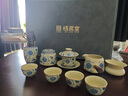 悟茗堂汝窯功夫茶具套裝整套高檔蓋碗茶杯泡茶壺禮盒裝 曬單實拍圖