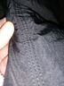 妖精的口袋針織拼接連帽羽絨服女2024年秋冬新款小個子短款面包服 時尚黑色 S 曬單實拍圖