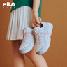 FILA斐樂(lè)兒童運(yùn)動(dòng)鞋2025秋冬旋鈕男女童大童休閑籃球鞋可頌 曬單實(shí)拍圖