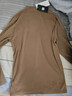 雅鹿半高領(lǐng)加絨毛衣女打底衫2025新款秋冬內搭厚保暖針織衫女士上衣 駝色 3XL 【推薦160-180斤】 曬單實(shí)拍圖