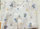 婧麒（JOYNCLEON）新生嬰兒連體衣秋冬款寶寶衣服純棉哈衣爬服小月齡外出服睡衣 藍恐龍五星保暖連體衣 80cm  【9-18個月建議體重8.5-10kg】 曬單實拍圖