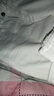 魯雅爾白色高腰牛仔褲女春夏季新款寬松窄版顯瘦直筒褲小個(gè)子高級感長(cháng)褲 白色 M （建議90斤到110斤） 曬單實(shí)拍圖