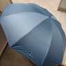 天堂 防紫外线晴雨伞三折 太阳伞超大号双人折叠伞晴雨伞 兰灰 实拍图