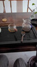源韻 排水功夫茶盤大號(hào)天然烏金石茶盤小號(hào)石頭茶臺(tái)石材茶具石質(zhì)茶托 90*40*3 曬單實(shí)拍圖
