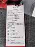 威可多（VICUTU）男士西裝馬甲混紡商務(wù)正裝時尚西裝馬甲 灰色格紋 M 曬單實拍圖