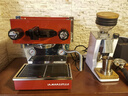 LA MARZOCCO linea micra辣媽咖啡機 半自動(dòng)意式家用咖啡機  micra系列 意大利進(jìn)口品牌直營(yíng)店linea micra紅色 曬單實(shí)拍圖