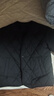 名創(chuàng  )優(yōu)品（MINISO）棉衣男款2025新款冬季菱格外套情侶防寒服輕薄保暖內膽百搭棉服男 【無(wú)領(lǐng)棉服】黑色(純色) L 175(體重120-140斤) 曬單實(shí)拍圖