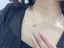法蔻（farcoko）項鏈女土星銀鎖骨鏈星球吊墜簡(jiǎn)約生日禮物送女友老婆 土星鎖骨鏈 通體S925+5A鋯鉆石 曬單實(shí)拍圖