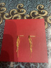 周六福（ZLF）  黃金耳飾女款5G足金爛漫流蘇耳釘耳鏈送女友 計價(jià) 一對-2.29g 曬單實(shí)拍圖