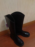 G.DUCKKIDS小黃鴨女童靴子高筒靴黑色兒童長(cháng)靴2025秋冬季新款加絨馬丁靴中大 黑色二棉 29 內長(cháng)18.4cm 曬單實(shí)拍圖