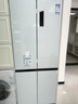 TCL約80厘米寬58厘米薄嵌入式四門(mén)雙開(kāi)白冰箱412升底部散熱風(fēng)冷無(wú)霜變頻雙循環(huán)一級能效恒溫殺菌除味 R412T7-UQ象牙白 曬單實(shí)拍圖