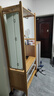 源氏木語實木掛衣架小戶型置物架臥室穿衣鏡北歐多功能0.82m掛衣架-帶鏡 曬單實拍圖